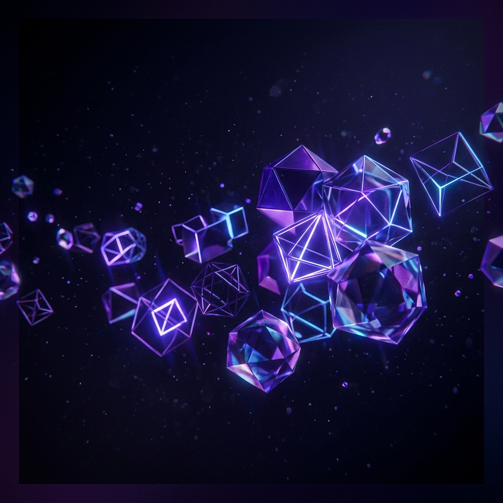 Geometric Dissolution — abstract 3D render