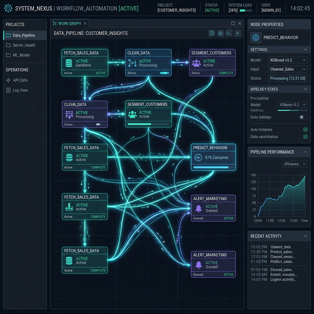 AI Asset Tagger — workflow dashboard